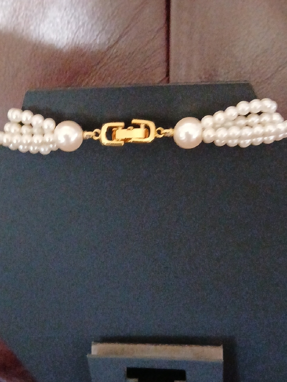 TWO Vintage Blue and White Necklaces - One NWT, other Cameo - Picture 4 of 9